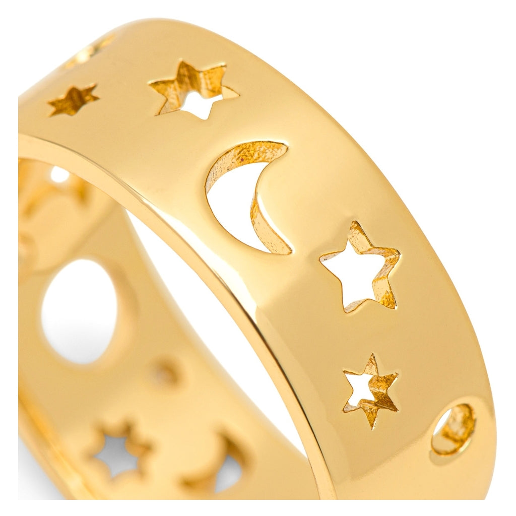 LULU Copenhagen Stardust Ring Rings Vergoldet