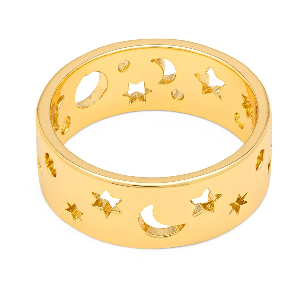 LULU Copenhagen Stardust Ring Rings Vergoldet