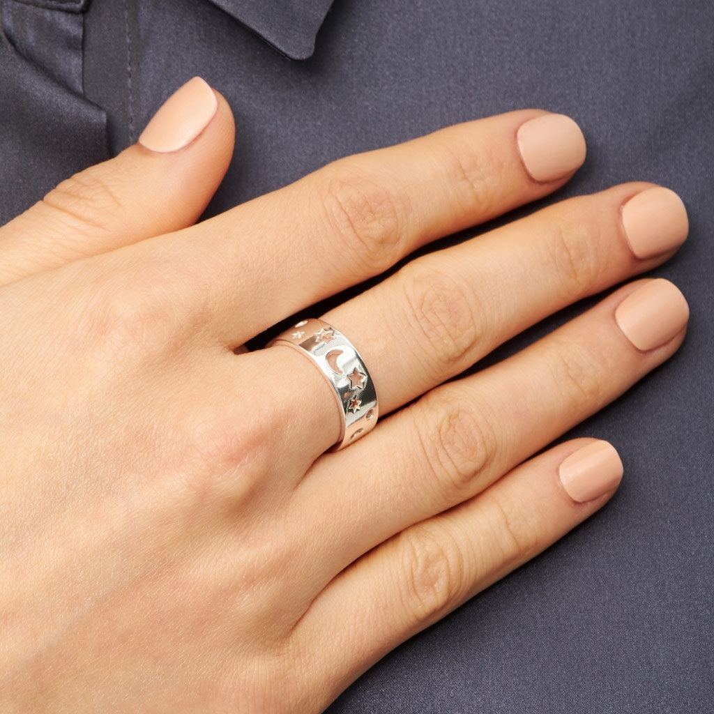 LULU Copenhagen Stardust Ring Rings Silber