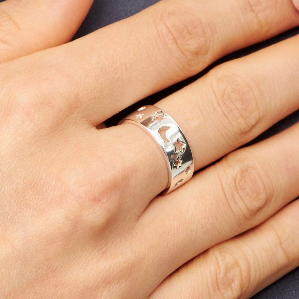 LULU Copenhagen Stardust Ring Rings Silber
