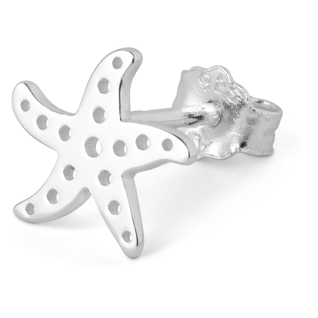 LULU Copenhagen Starfish Ohrring 1 stück Ear stud, 1 pcs Silber