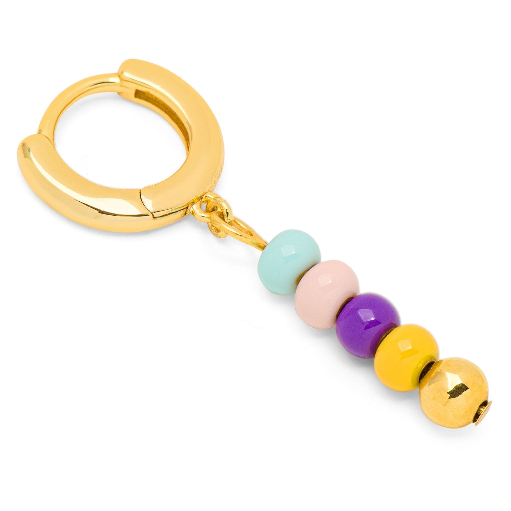 LULU Copenhagen Summer Gold Ohrring 1 stück Ear stud, 1 pcs Vergoldet