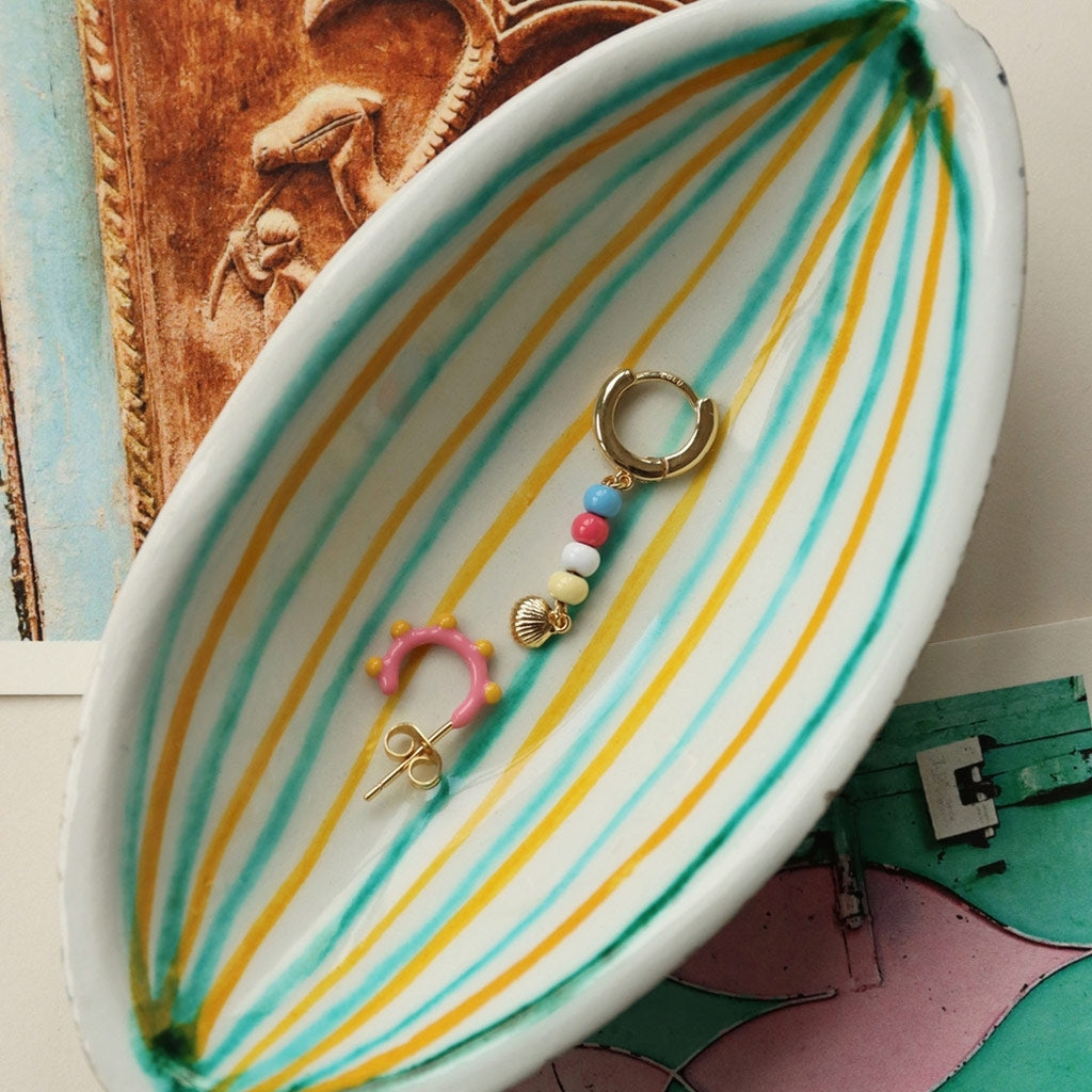 LULU Copenhagen Summer Shell Ohrring 1 stück Ear stud, 1 pcs Vergoldet