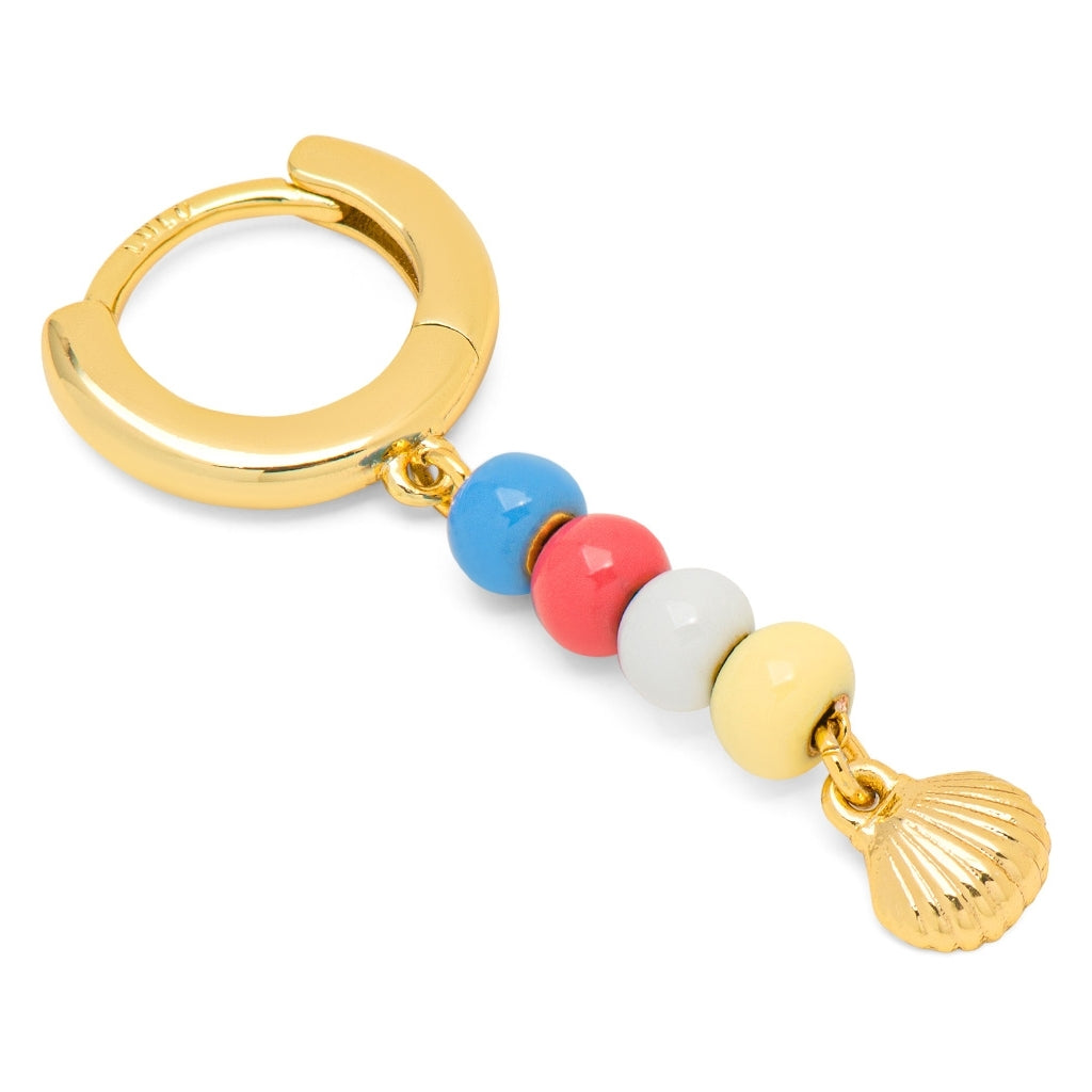 LULU Copenhagen Summer Shell Ohrring 1 stück Ear stud, 1 pcs Vergoldet