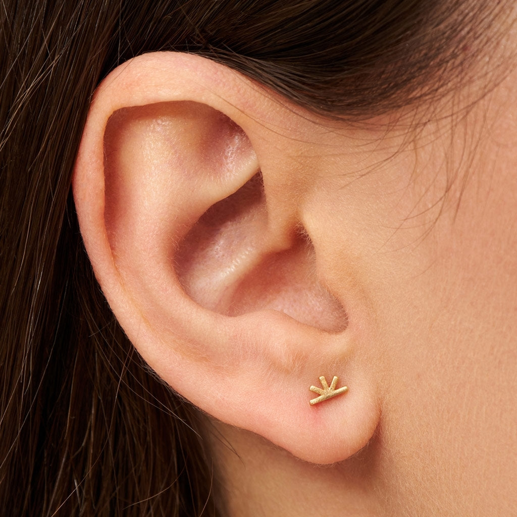 LULU Copenhagen Sunrise Ohrring 1 stück Ear stud, 1 pcs Vergoldet