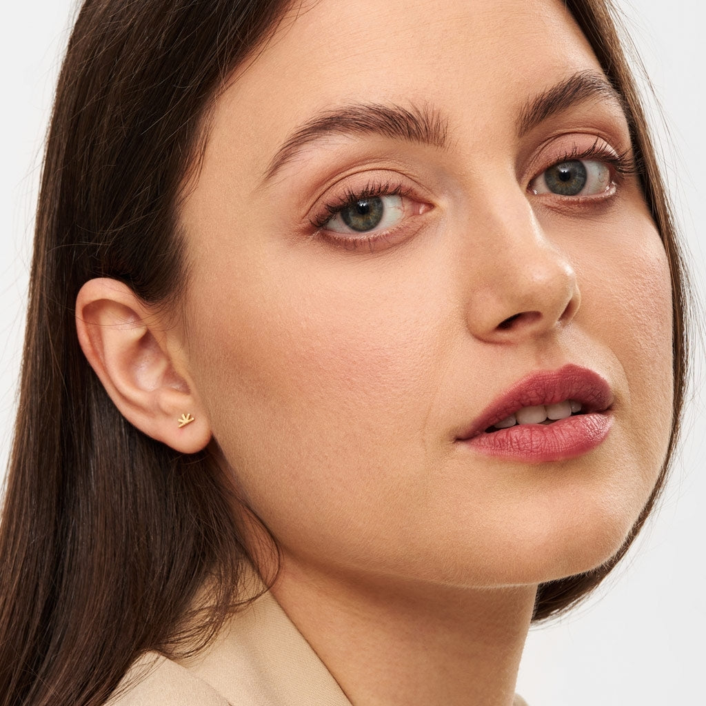 LULU Copenhagen Sunrise Ohrring 1 stück Ear stud, 1 pcs Vergoldet