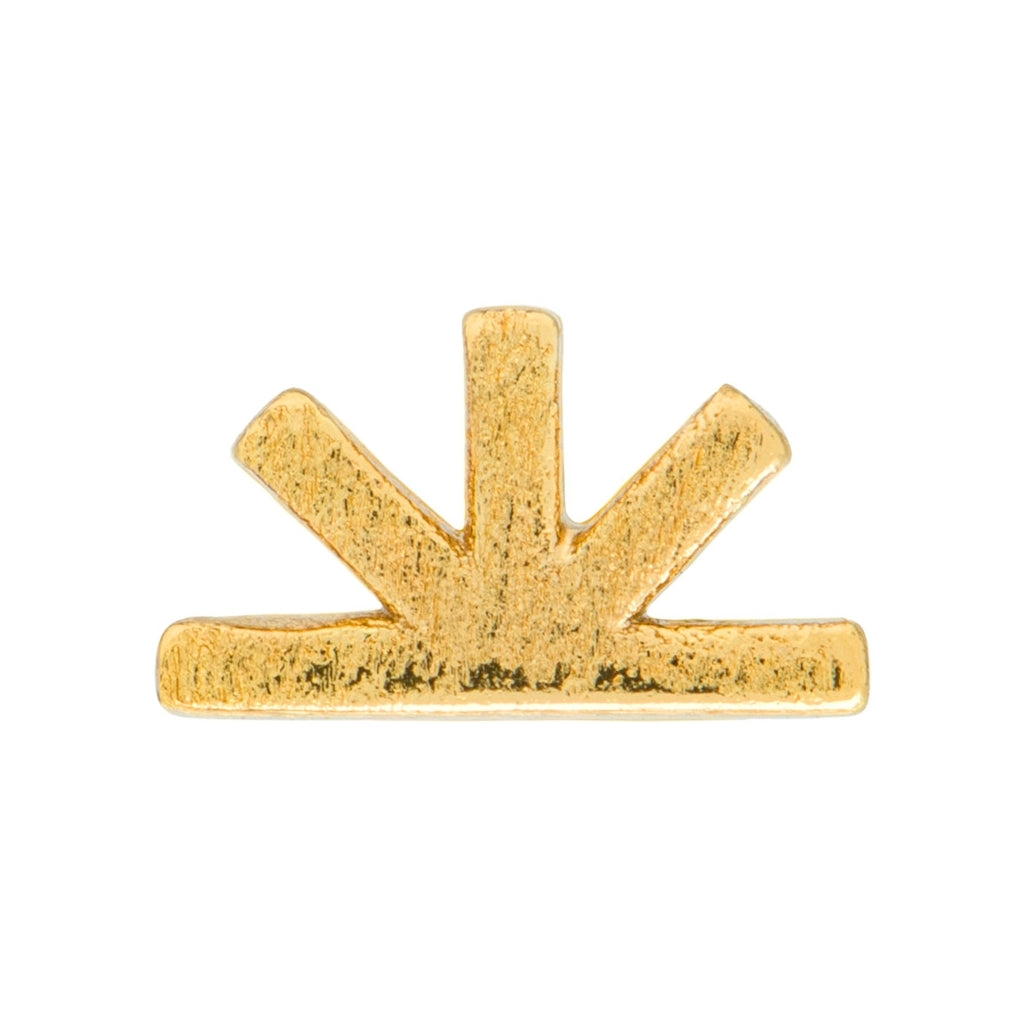 LULU Copenhagen Sunrise Ohrring 1 stück Ear stud, 1 pcs Vergoldet