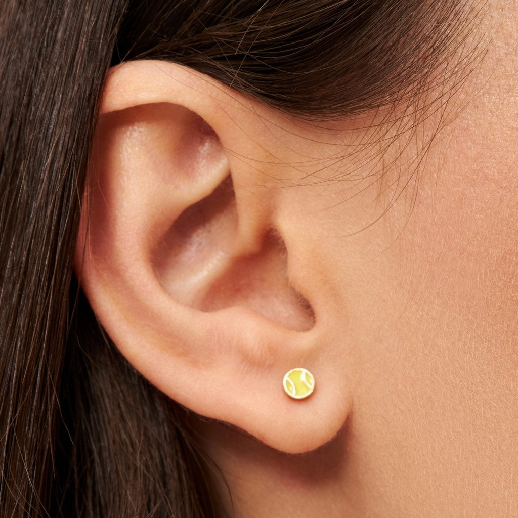 LULU Copenhagen Tennis Ohrring 1 stück Ear stud, 1 pcs Vergoldet