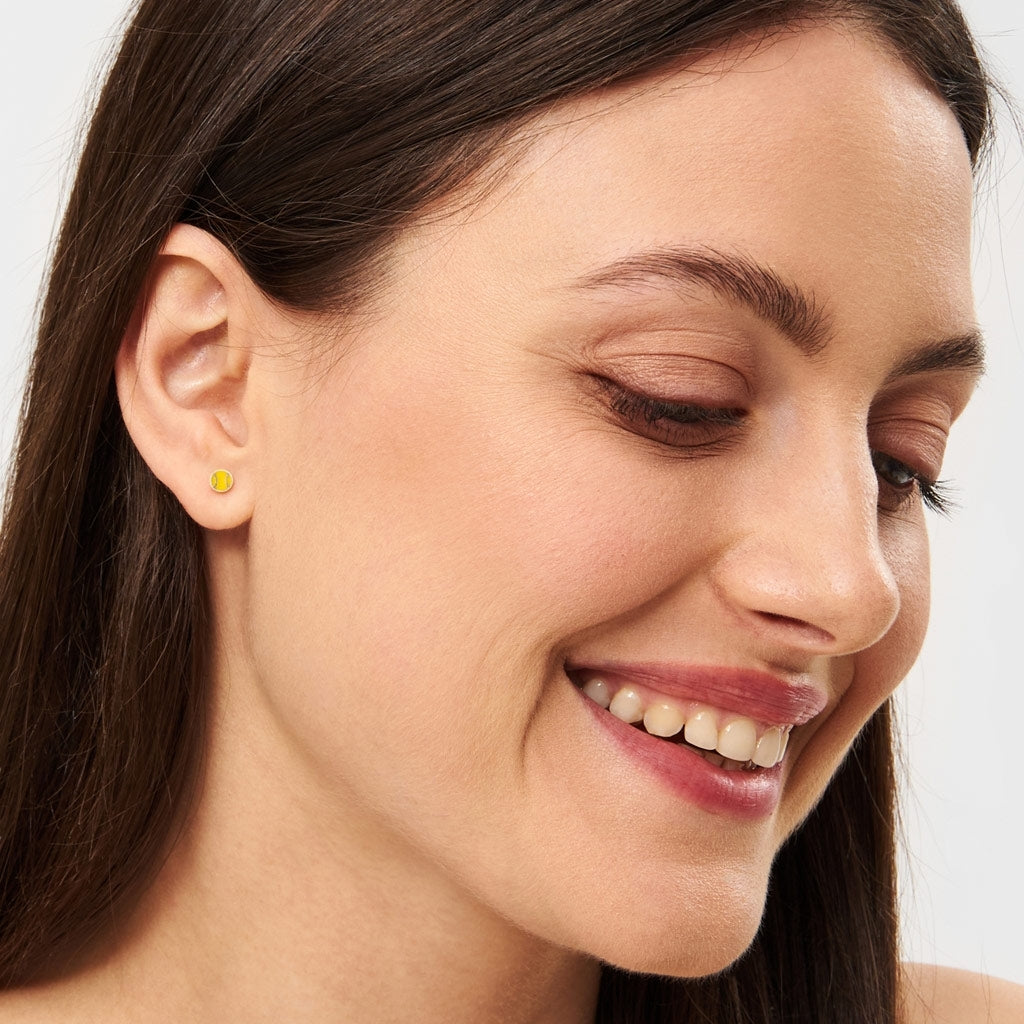 LULU Copenhagen Tennis Ohrring 1 stück Ear stud, 1 pcs Vergoldet