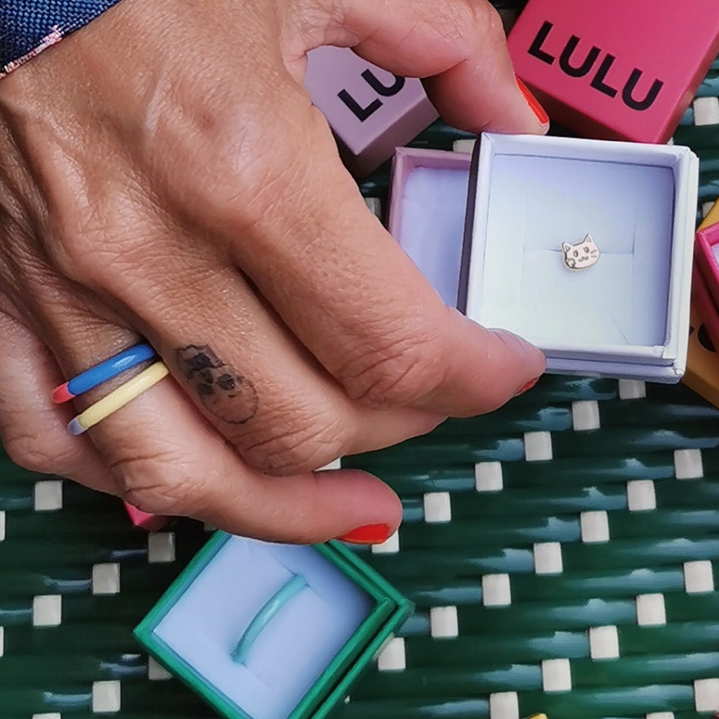 LULU Copenhagen The Cat Ohrring 1 stück Ear stud, 1 pcs Vergoldet