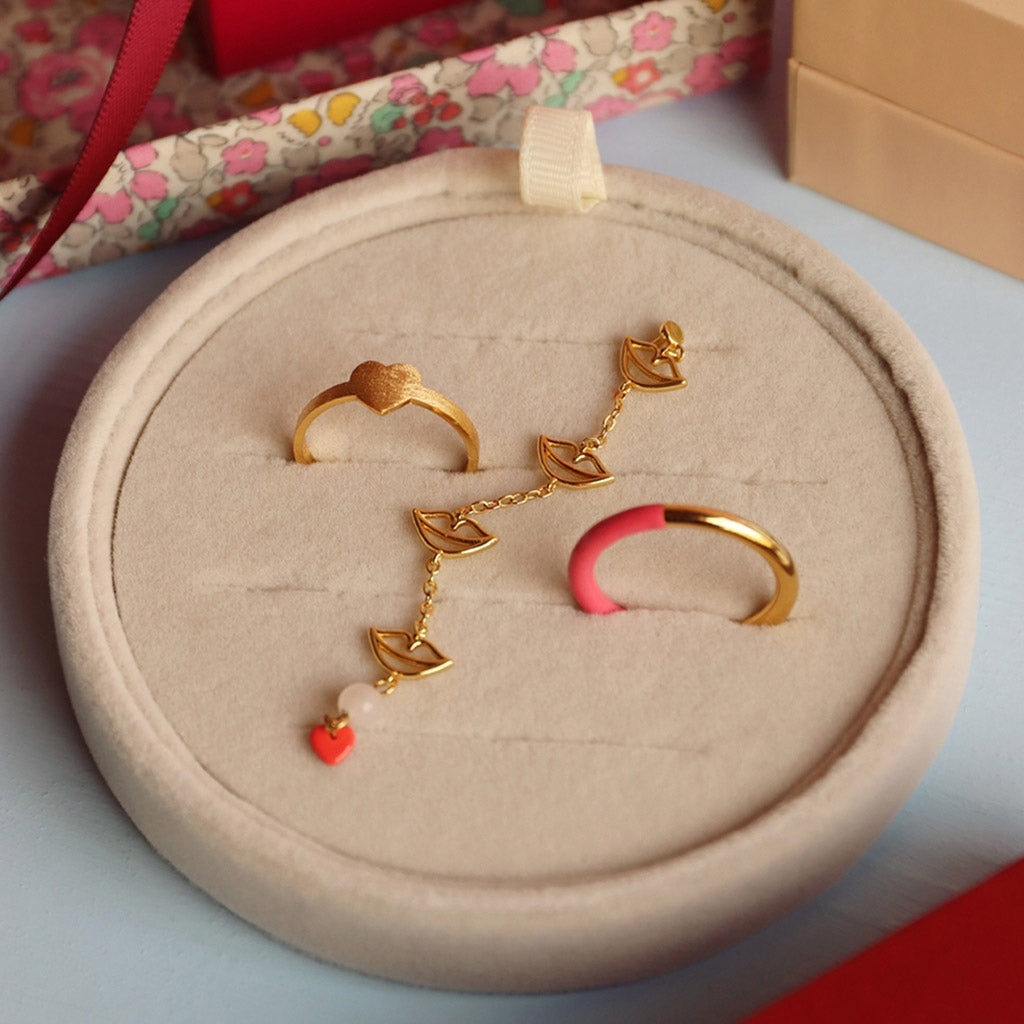 LULU Copenhagen Topping Long 4 Secrets Ohrring 1 stück Ear stud, 1 pcs Vergoldet