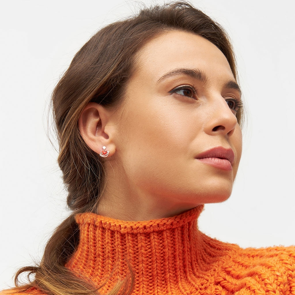 LULU Copenhagen Topping Short Secret Ohrring 1 stück Ear stud, 1 pcs Silver Plated