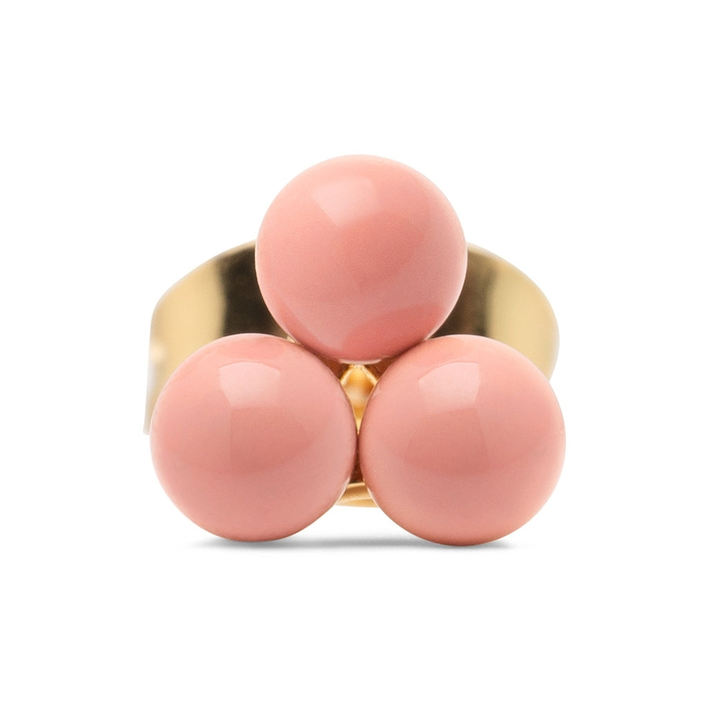 LULU Copenhagen Trio Ohrring 1 stück Ear stud, 1 pcs Burnt Coral