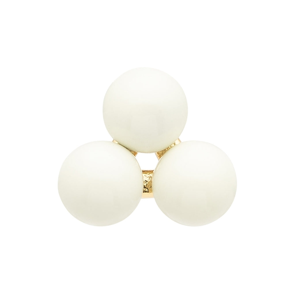 LULU Copenhagen Trio Ohrring 1 stück Ear stud, 1 pcs Coconut Milk