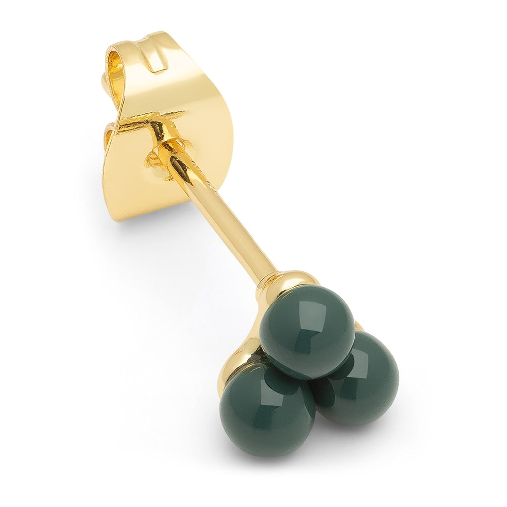 LULU Copenhagen Trio Ohrring 1 stück Ear stud, 1 pcs North Sea Green