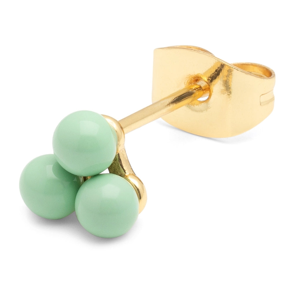 LULU Copenhagen Trio Ohrring 1 stück Ear stud, 1 pcs Seasalt Green