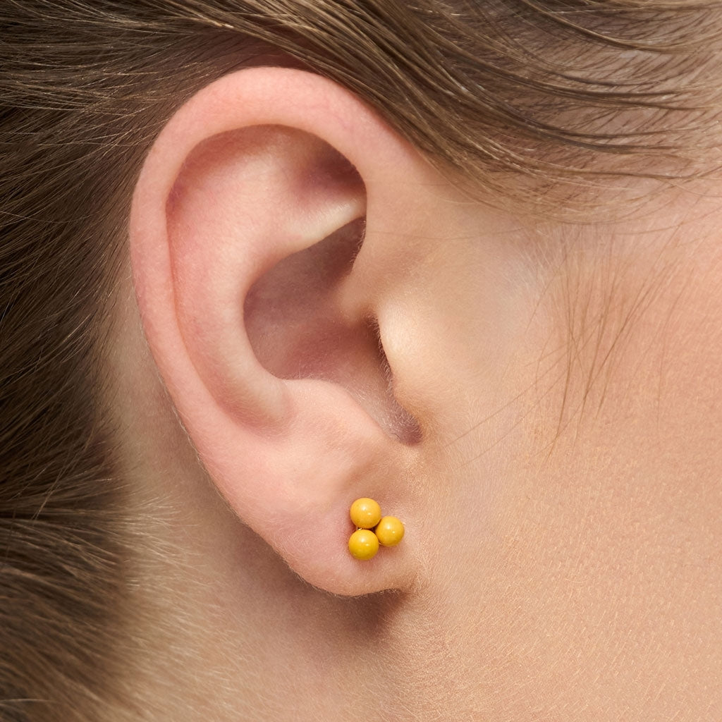 LULU Copenhagen Trio Ohrring 1 stück Ear stud, 1 pcs Sunflower