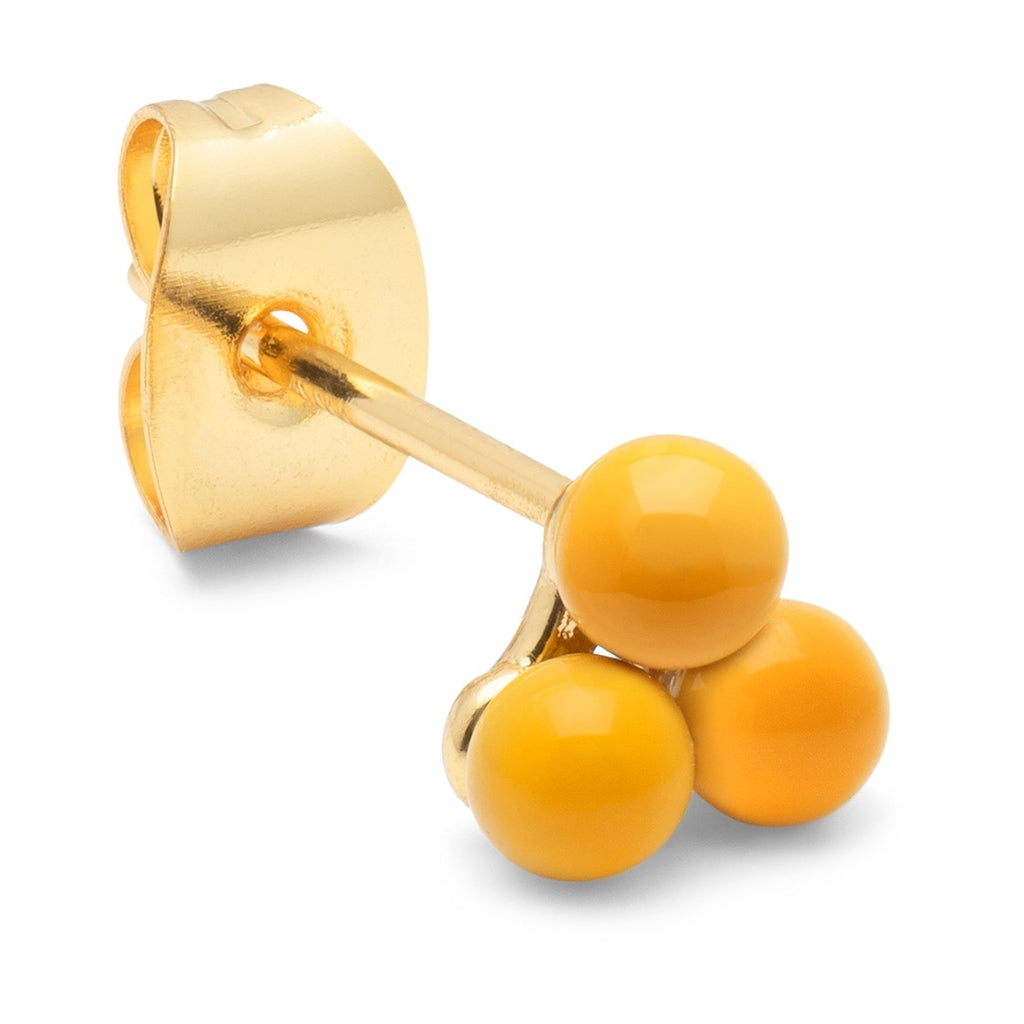 LULU Copenhagen Trio Ohrring 1 stück Ear stud, 1 pcs Sunflower