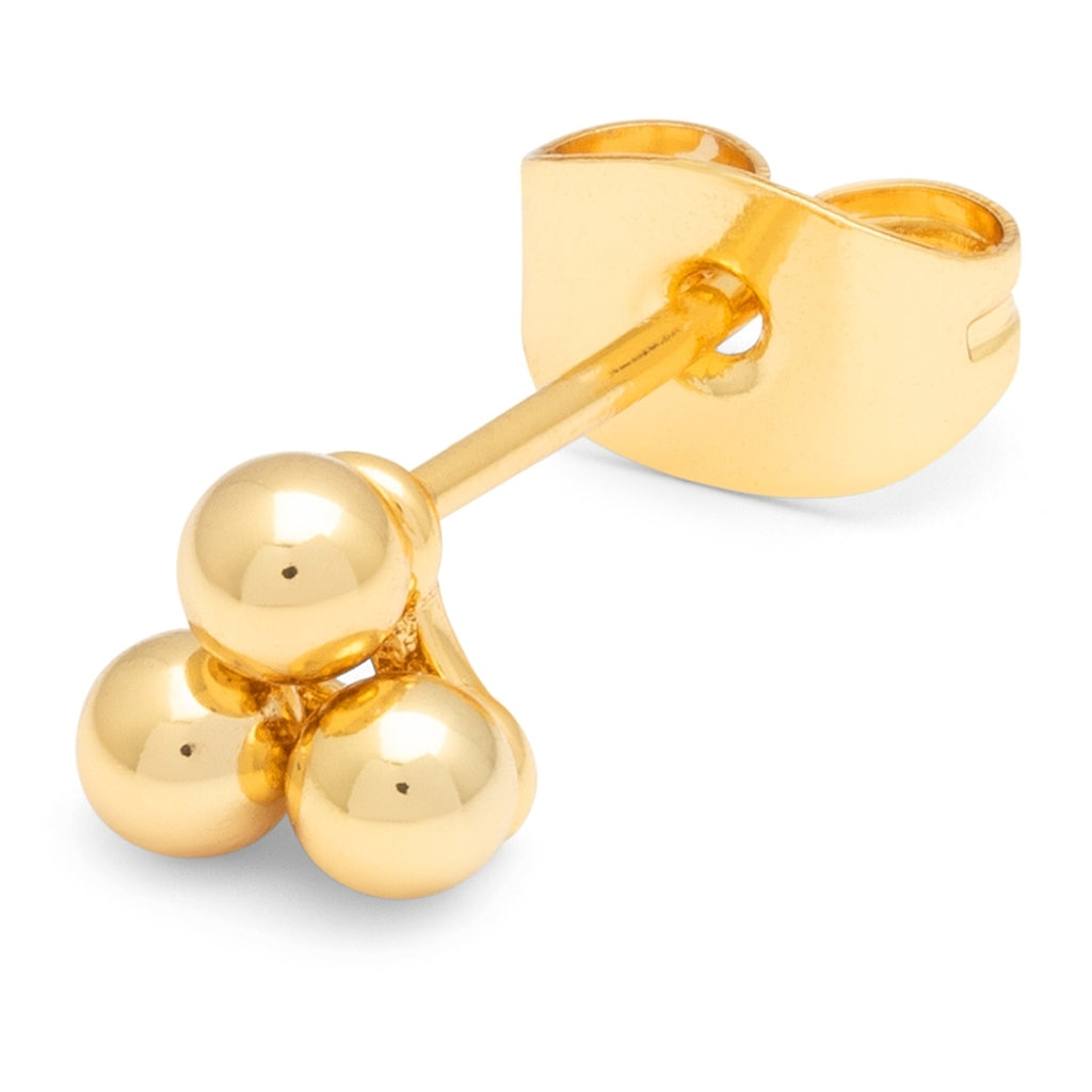 LULU Copenhagen Trio Ohrring 1 stück Ear stud, 1 pcs Vergoldet