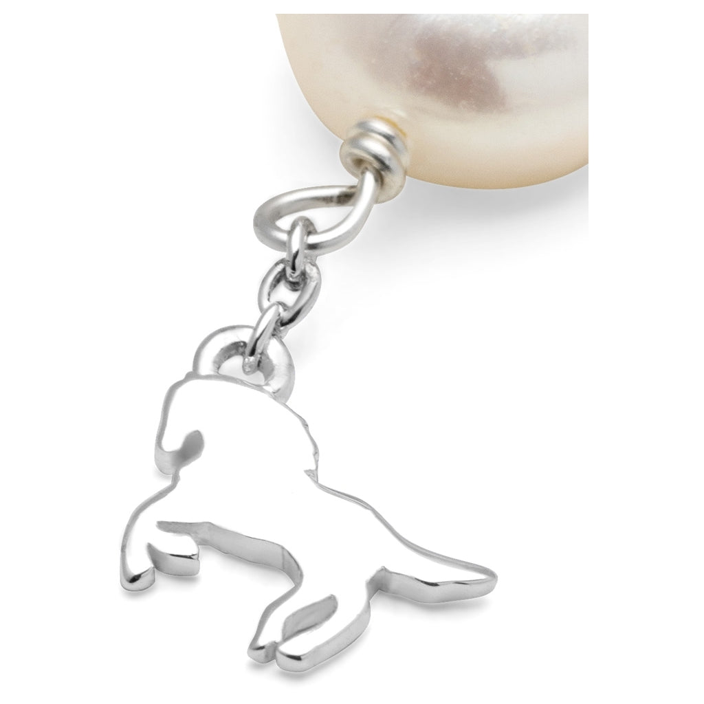 LULU Copenhagen Wild Horse Pearl Ohrring 1 stück versilbert Ear stud, 1 pcs Silver Plated