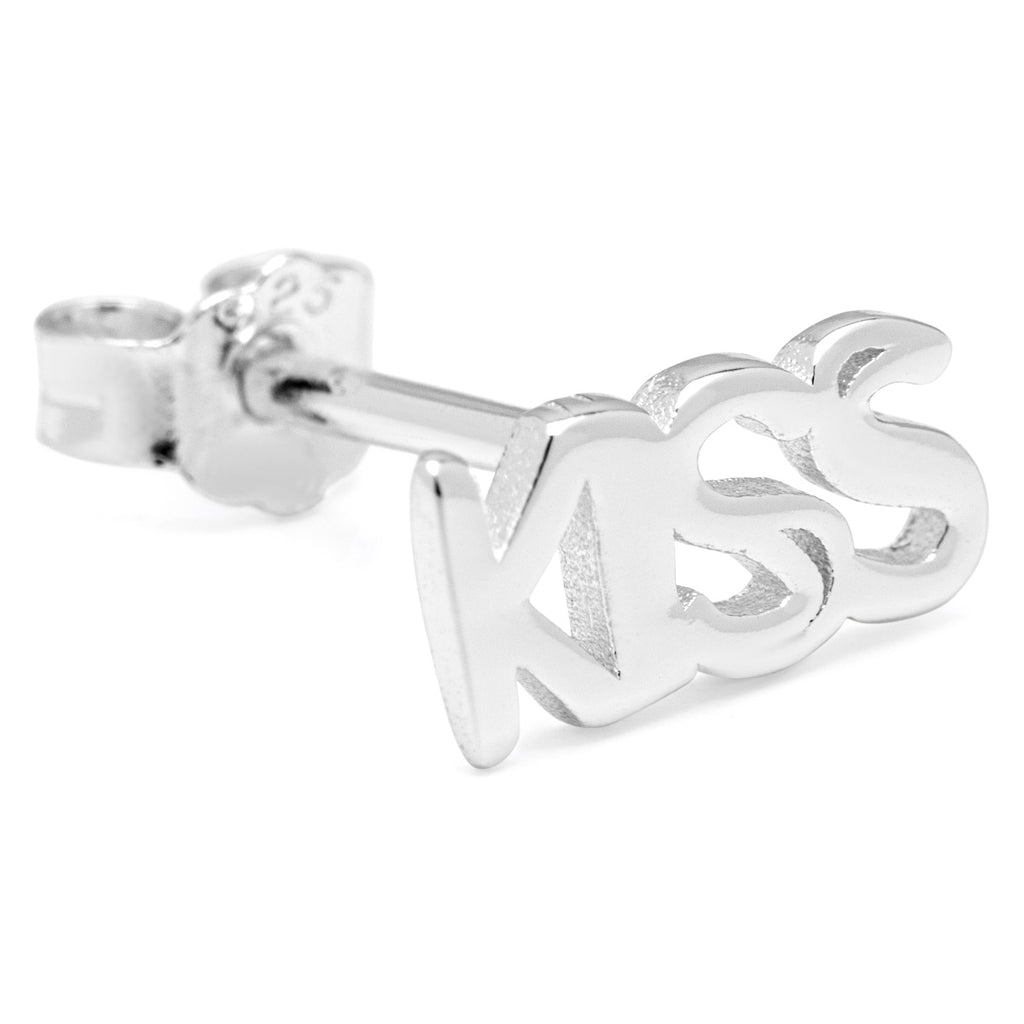 LULU Copenhagen Word Kiss Ohrring 1 stück Ear stud, 1 pcs Silber