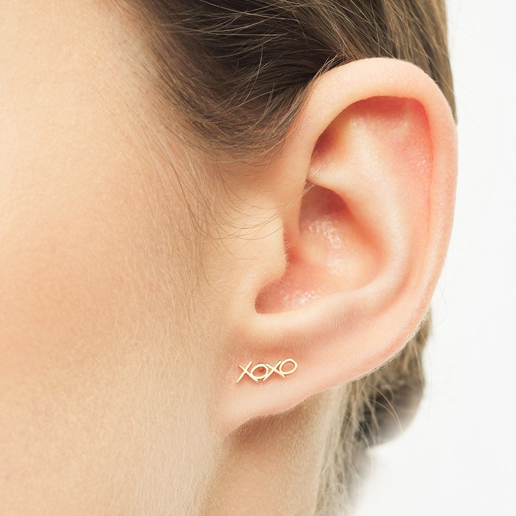 LULU Copenhagen XOXO 1 stück Ear stud, 1 pcs Vergoldet