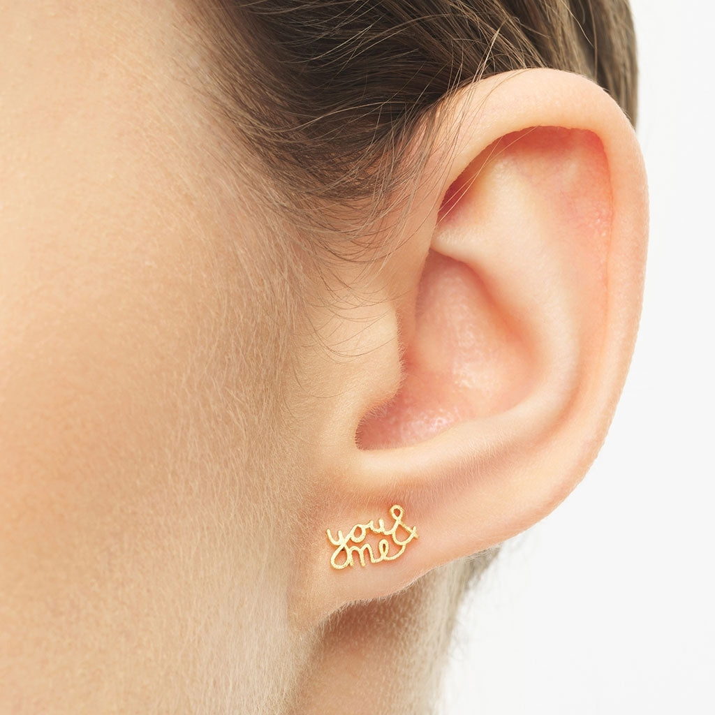 LULU Copenhagen You&Me 1 stück Ear stud, 1 pcs Vergoldet
