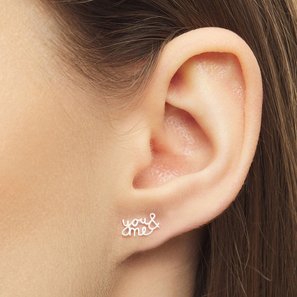 LULU Copenhagen You&Me 1 stück Ear stud, 1 pcs Silber
