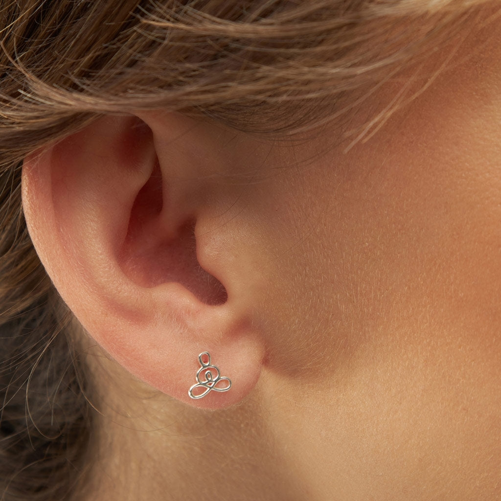 LULU Copenhagen Zen Ohrring 1 stück Ear stud, 1 pcs Silver Plated