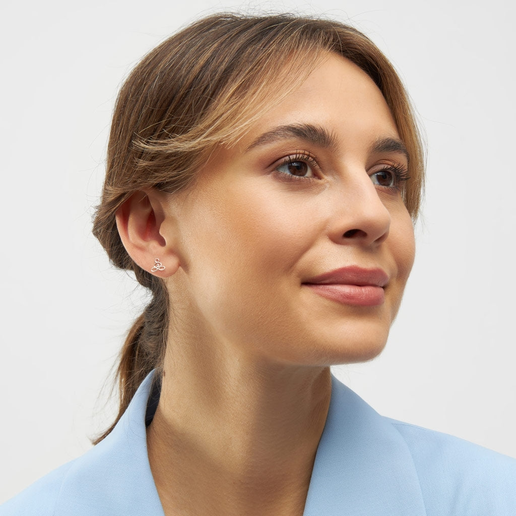 LULU Copenhagen Zen Ohrring 1 stück Ear stud, 1 pcs Silver Plated