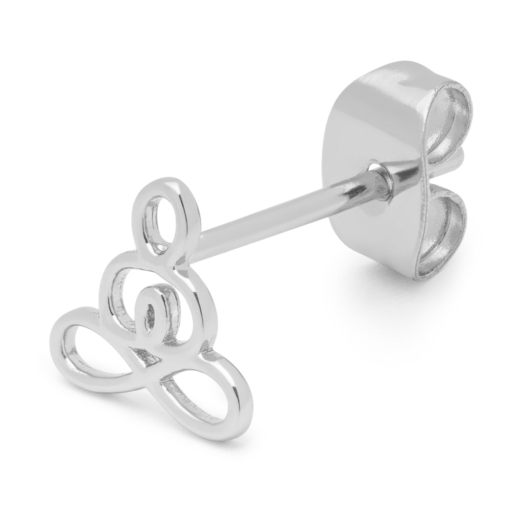 LULU Copenhagen Zen Ohrring 1 stück Ear stud, 1 pcs Silver Plated