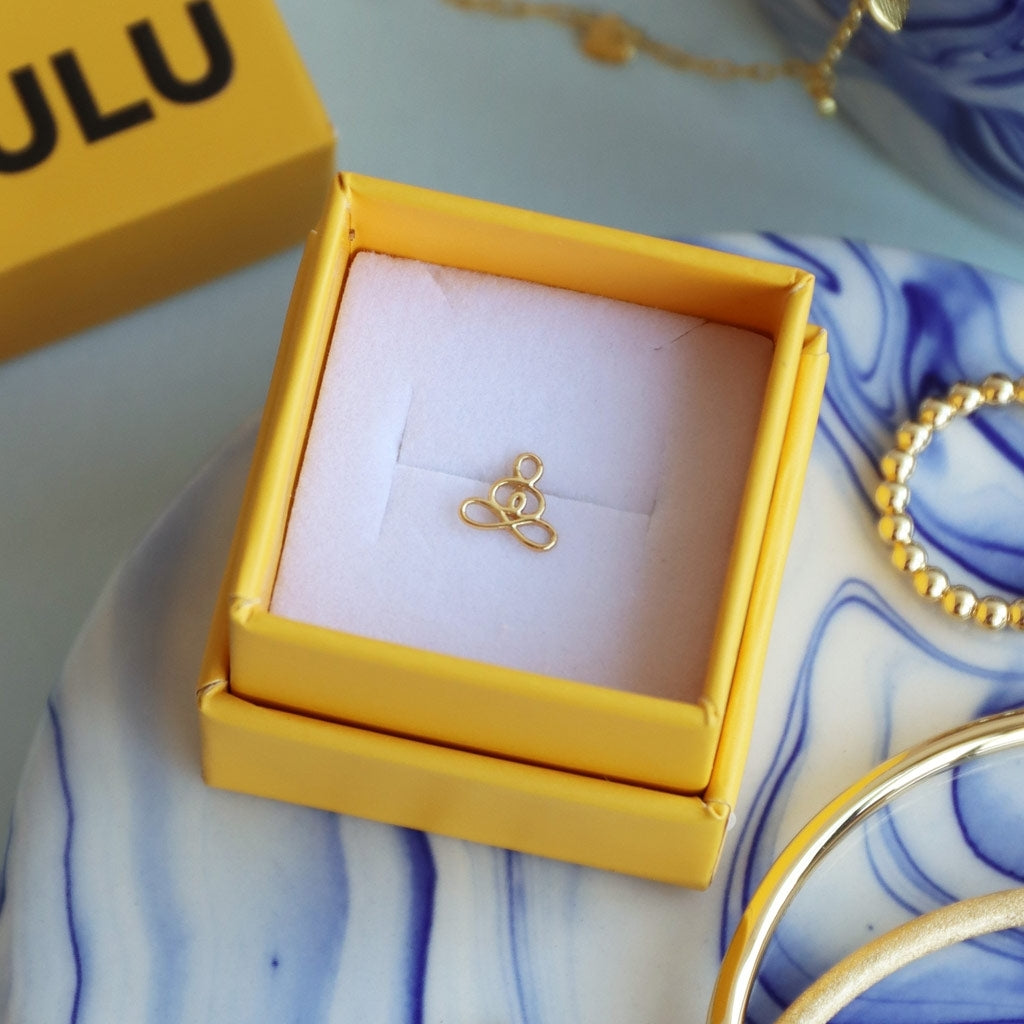 LULU Copenhagen Zen Ohrring 1 stück Ear stud, 1 pcs Vergoldet