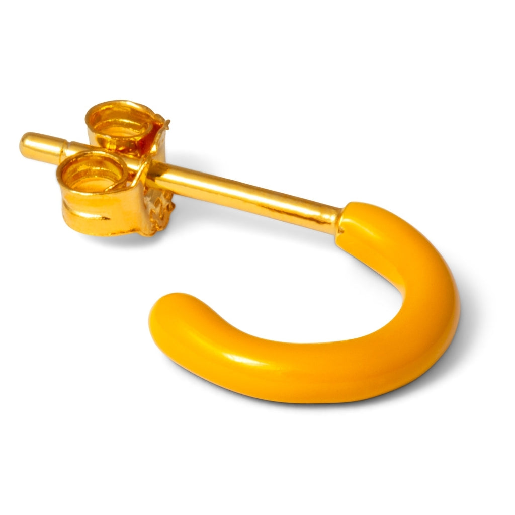 LULU Copenhagen Color Hoop 1 stück Hoops Gelb