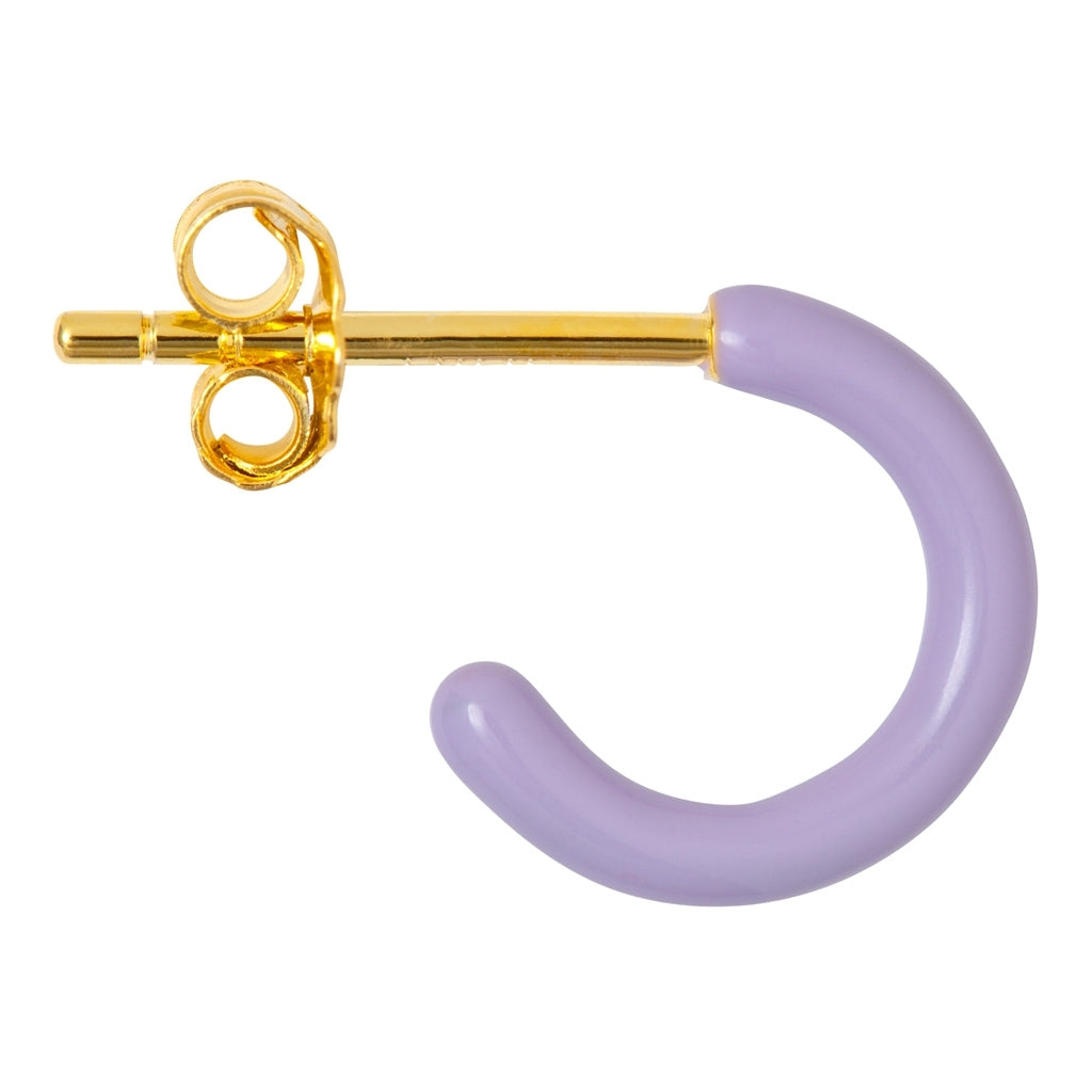 LULU Copenhagen Color Hoop 1 stück Hoops Lila