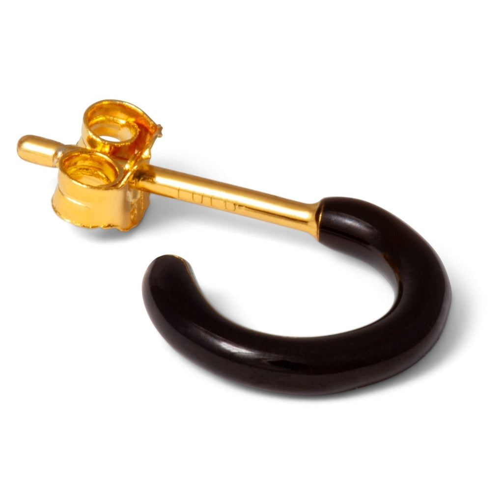 LULU Copenhagen Color Hoop 1 stück Hoops Schwarz