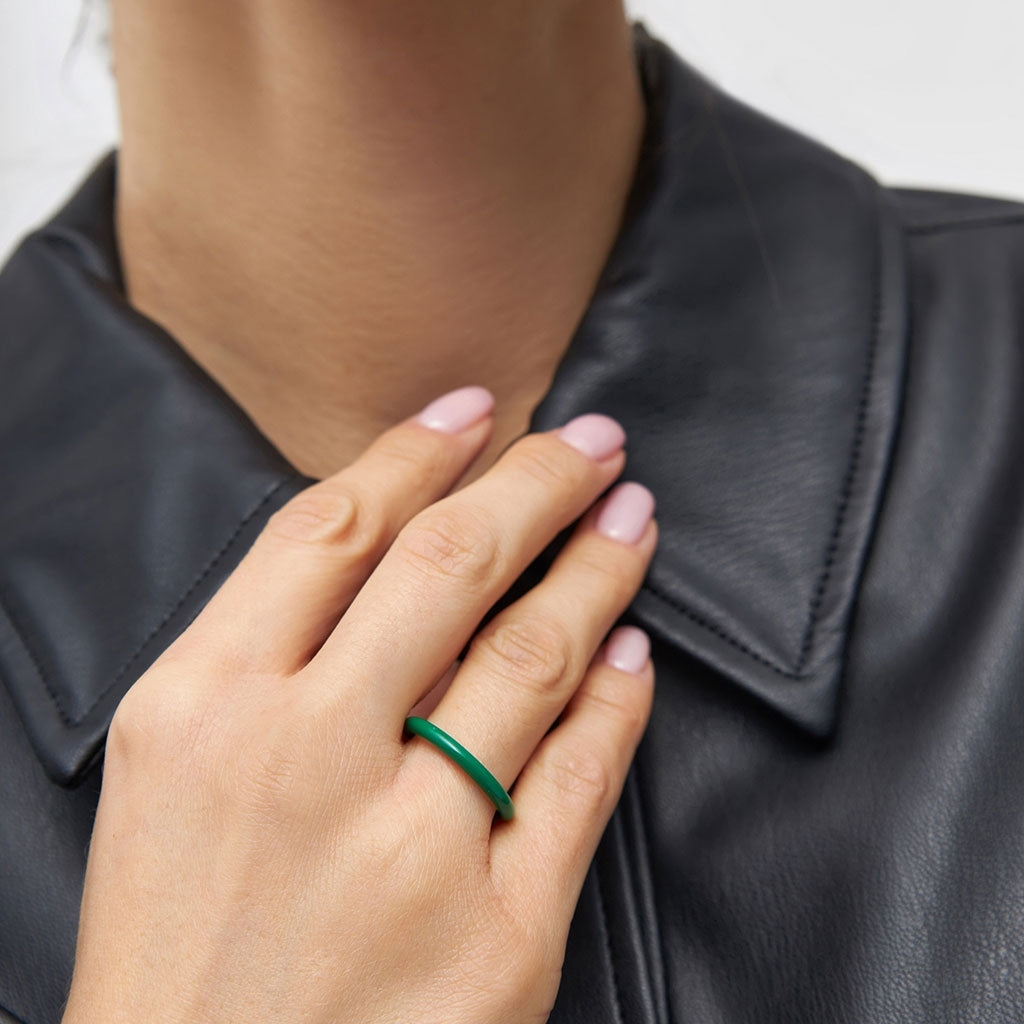 LULU Copenhagen Color Ring Rings Grün