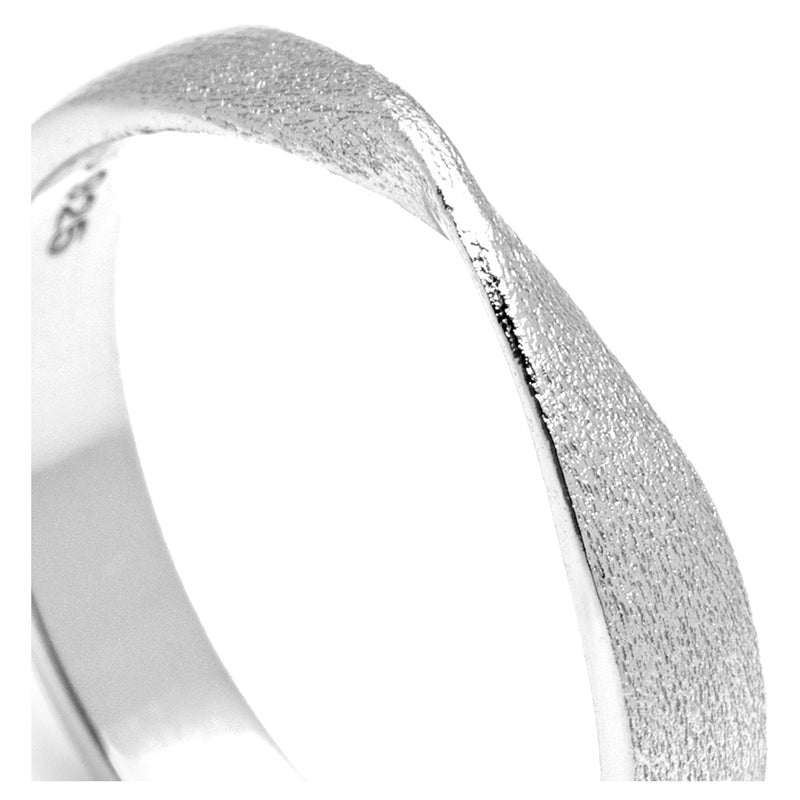 LULU Copenhagen 180 RING BRUSHED - SILVER PLATED Rings Silber