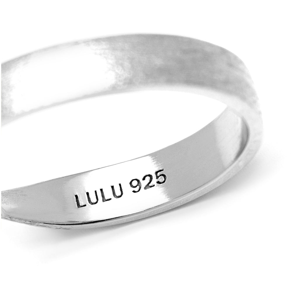 LULU Copenhagen 180 Ring gebürstet Rings Silber