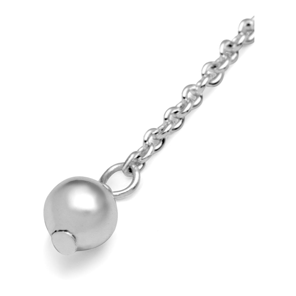 LULU Copenhagen 3 Long Pins Ohrring 1 stück Ear stud, 1 pcs Silver Plated