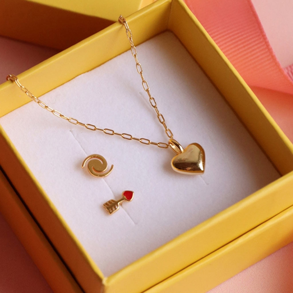 LULU Copenhagen Amor Ohrring 1 stück Ear stud, 1 pcs Vergoldet