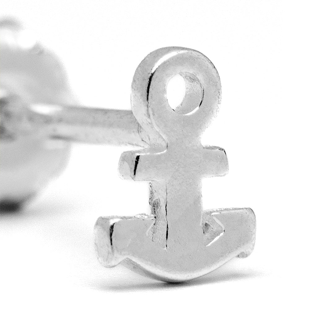 LULU Copenhagen Anchor Ohrring 1 stück Ear stud, 1 pcs Silber