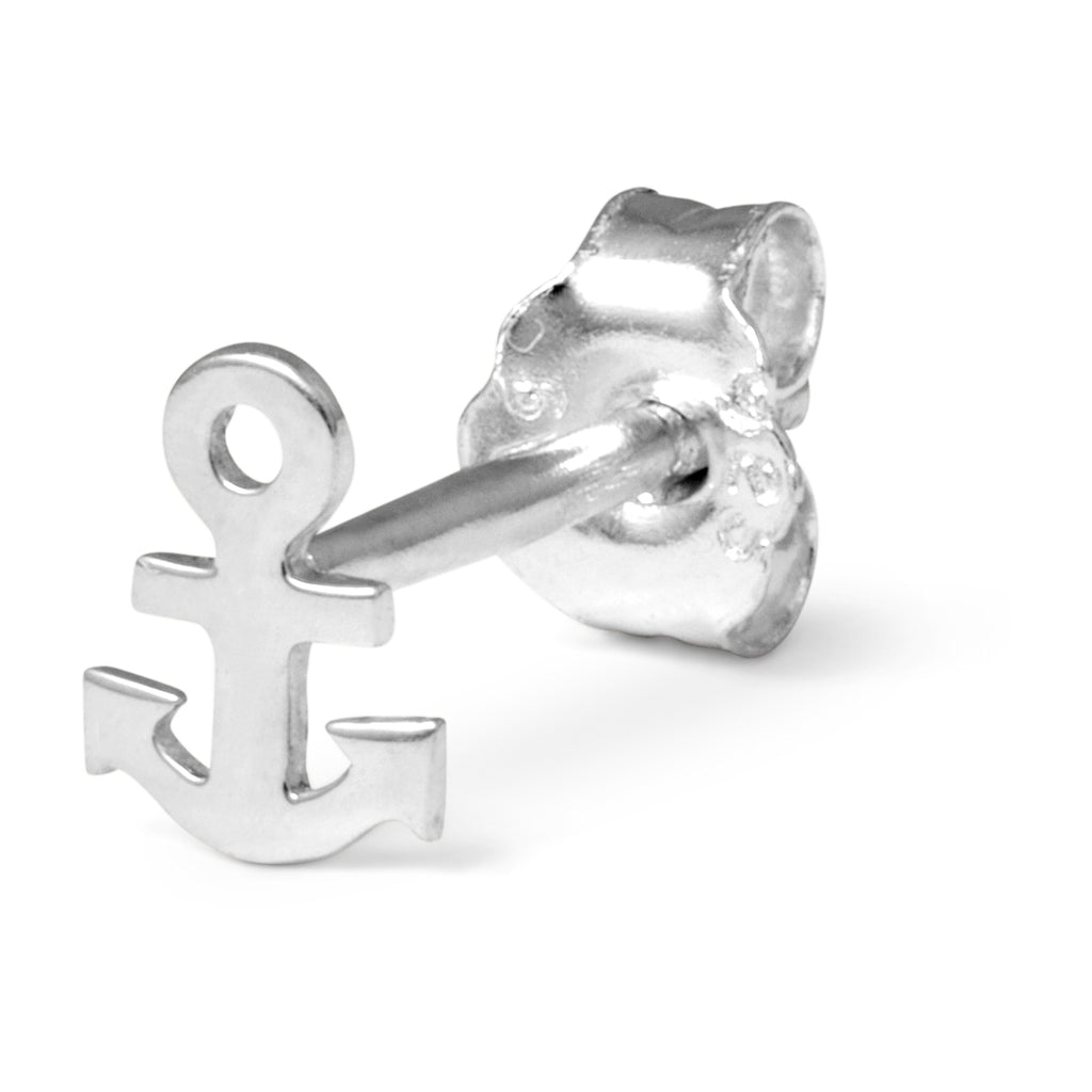 LULU Copenhagen Anchor Ohrring 1 stück Ear stud, 1 pcs Silber