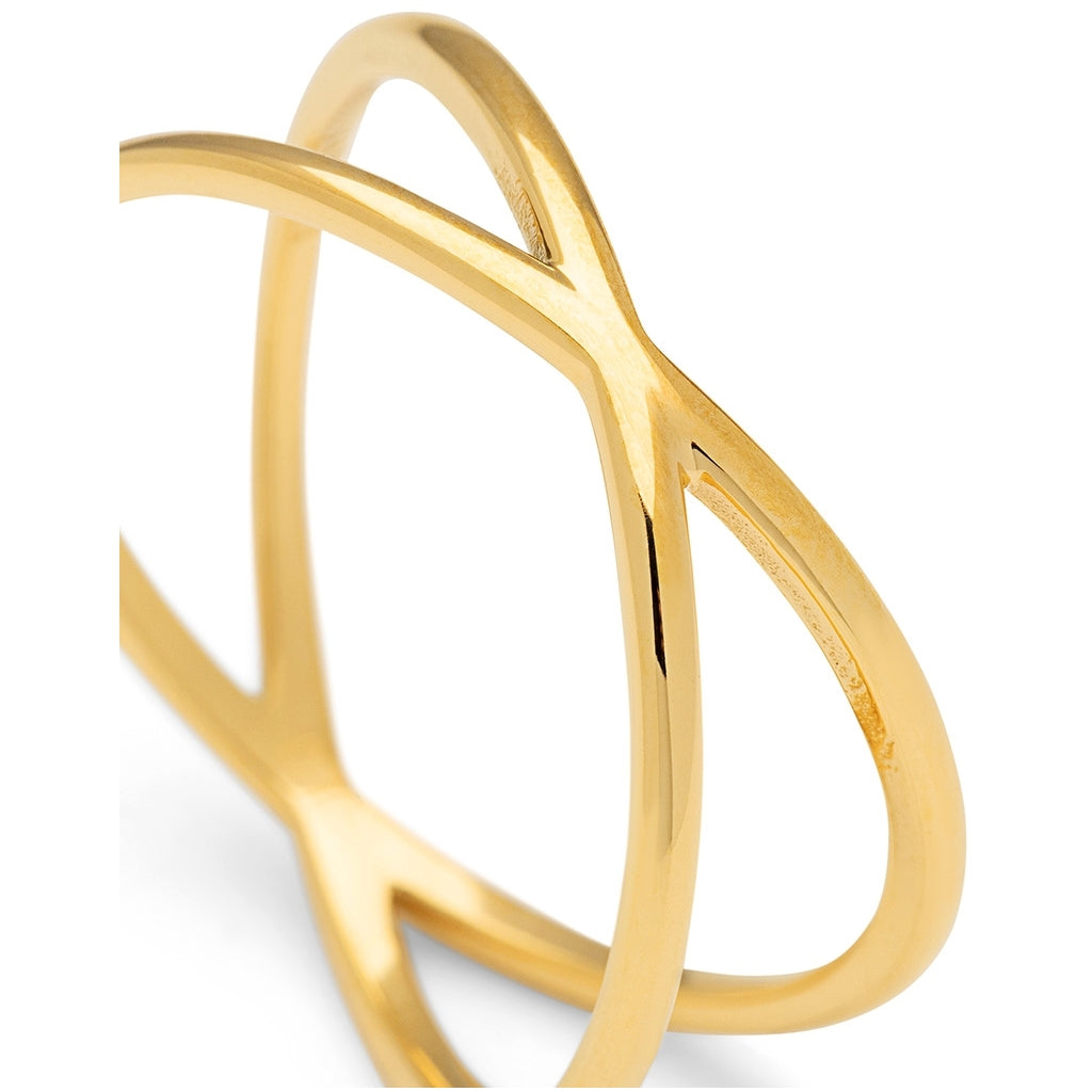 LULU Copenhagen Atom Ring - vergoldet Rings Vergoldet