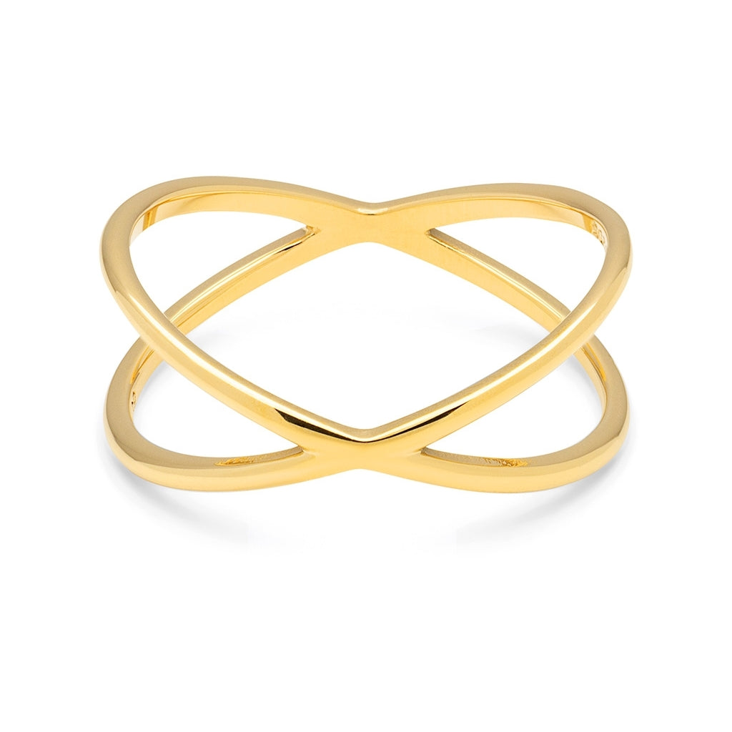 LULU Copenhagen Atom Ring - vergoldet Rings Vergoldet