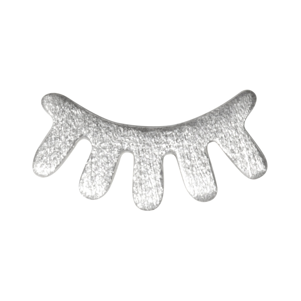 LULU Copenhagen Blink Ohrring 1 stück gebürstet Ear stud, 1 pcs Silber