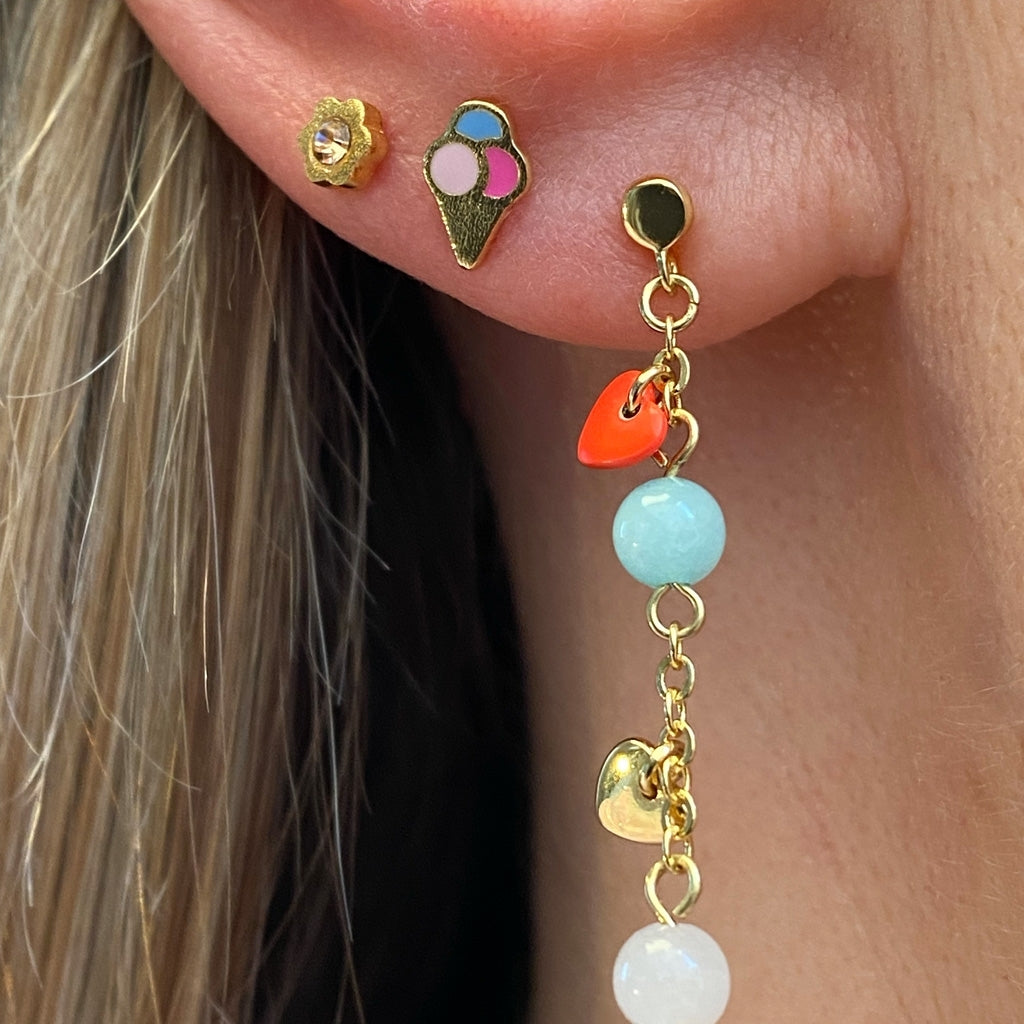 LULU Copenhagen Blomst Ohrring 1 stück Ear stud, 1 pcs
