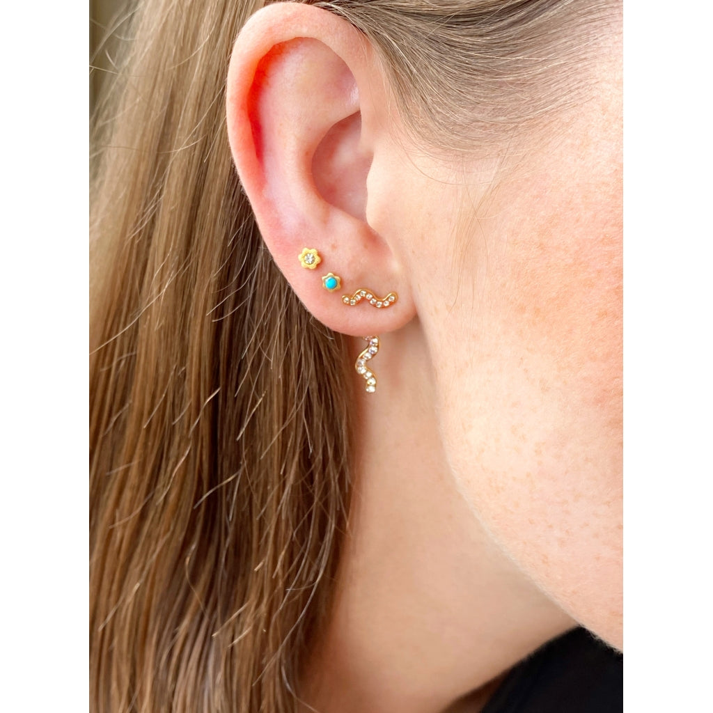 LULU Copenhagen Blomst Ohrring 1 stück Ear stud, 1 pcs