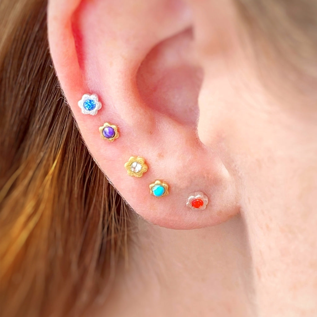 LULU Copenhagen Blomst Ohrring 1 stück Ear stud, 1 pcs