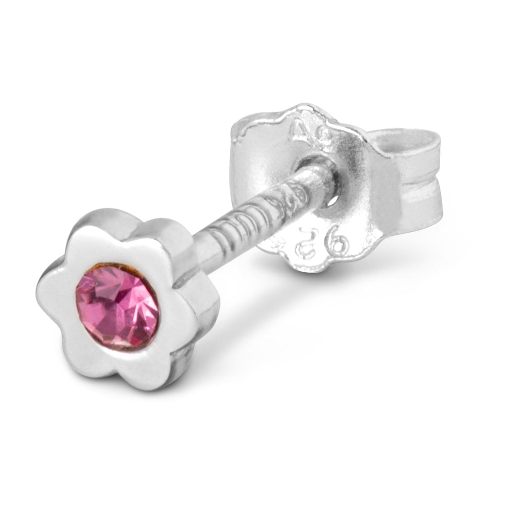 LULU Copenhagen Blomst Shiny Ohrring 1 stück Ear stud, 1 pcs Pink