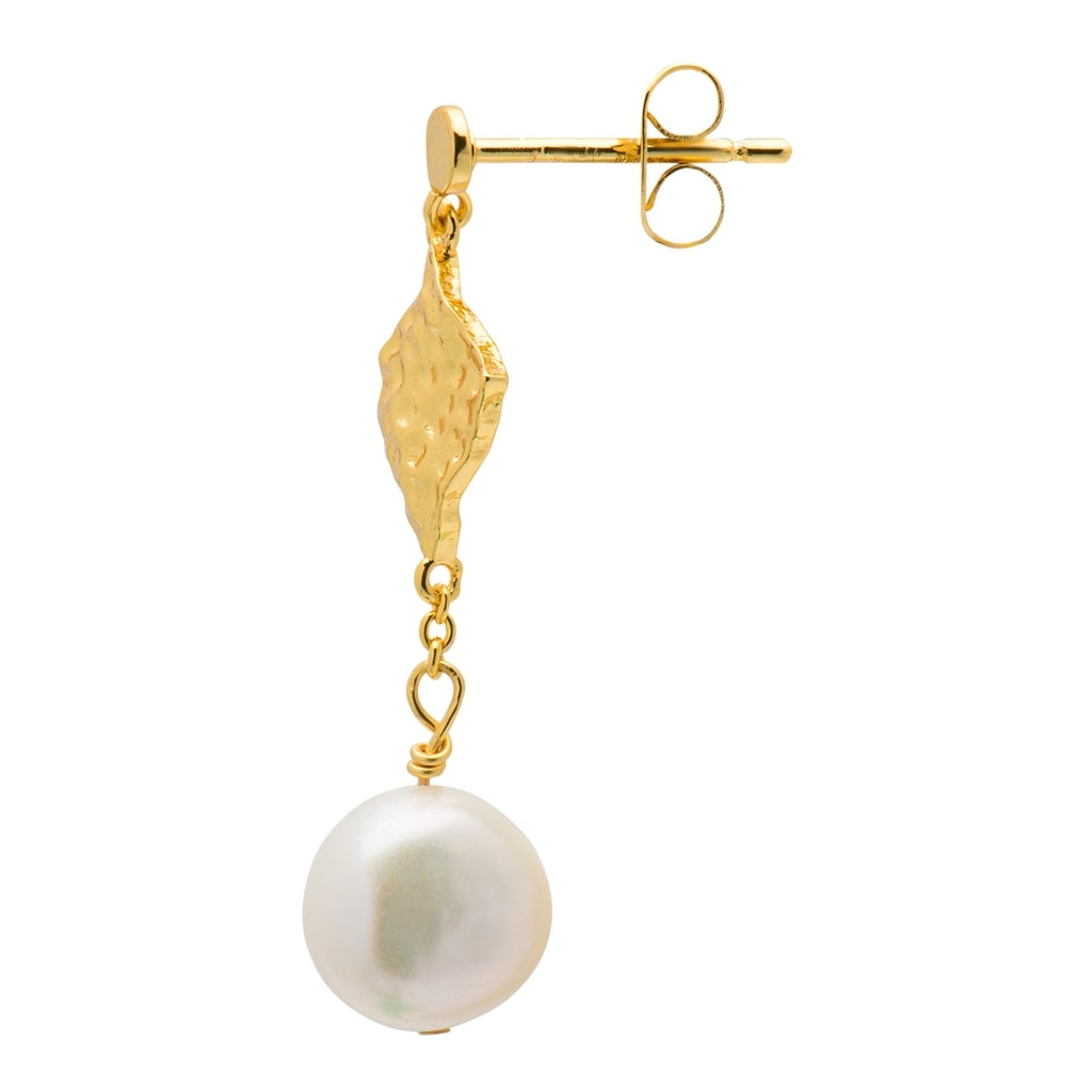 LULU Copenhagen Boheme Pearl Ohrring 1 stück Ear stud, 1 pcs Vergoldet